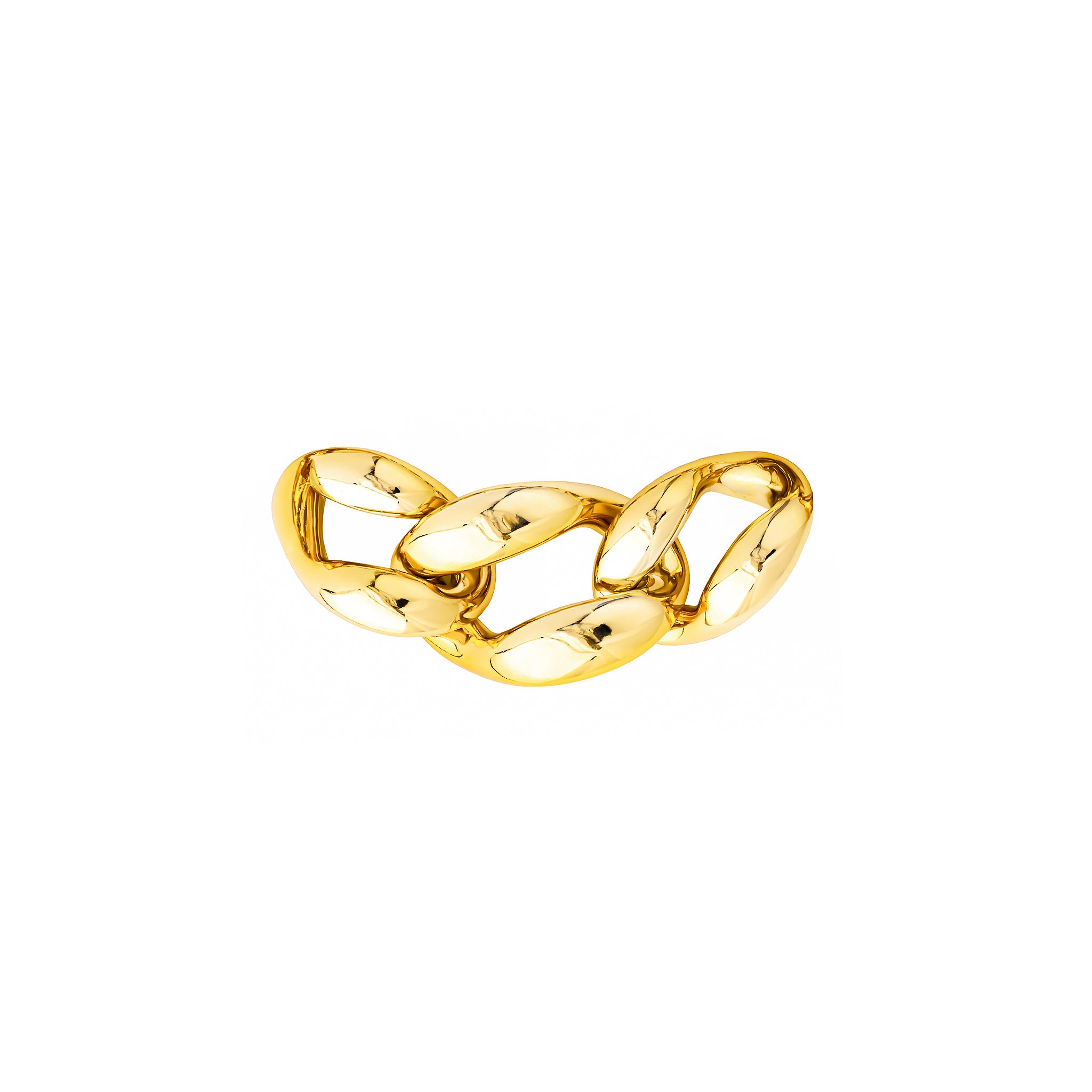 Gold-plated chunky chain choker featuring bold, polished interlocking links and a secure clasp closure, exuding a statement-making luxurious appeal.