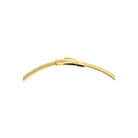 18K gold snake chain necklace with a sleek and minimal design, showcasing its polished and flexible structure.