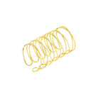Gold-plated multi-loop cuff bracelet with a contemporary open-wire design, showcasing delicate intertwined loops in a sleek, modern finish.