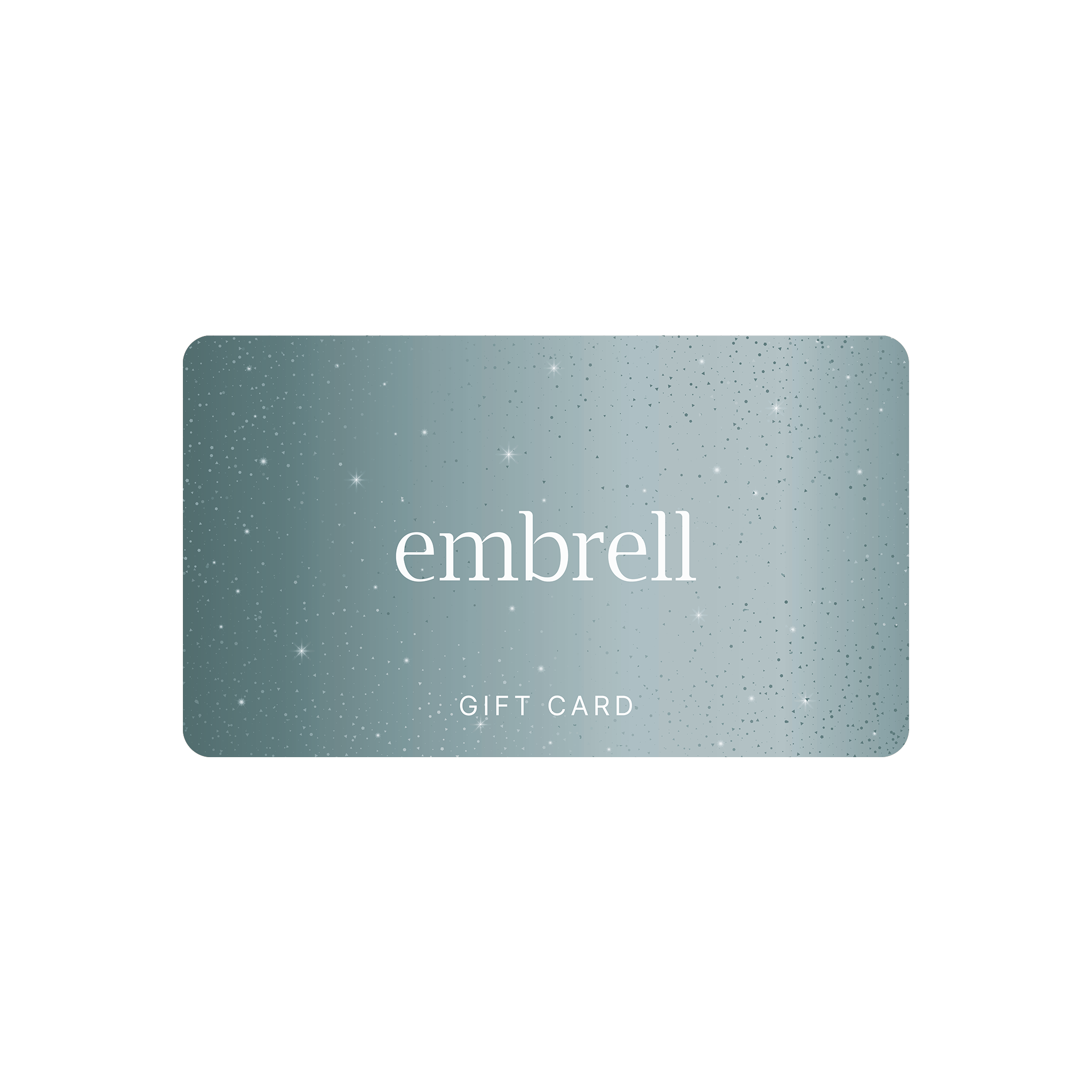 Embrell Gift Card in blue colour 