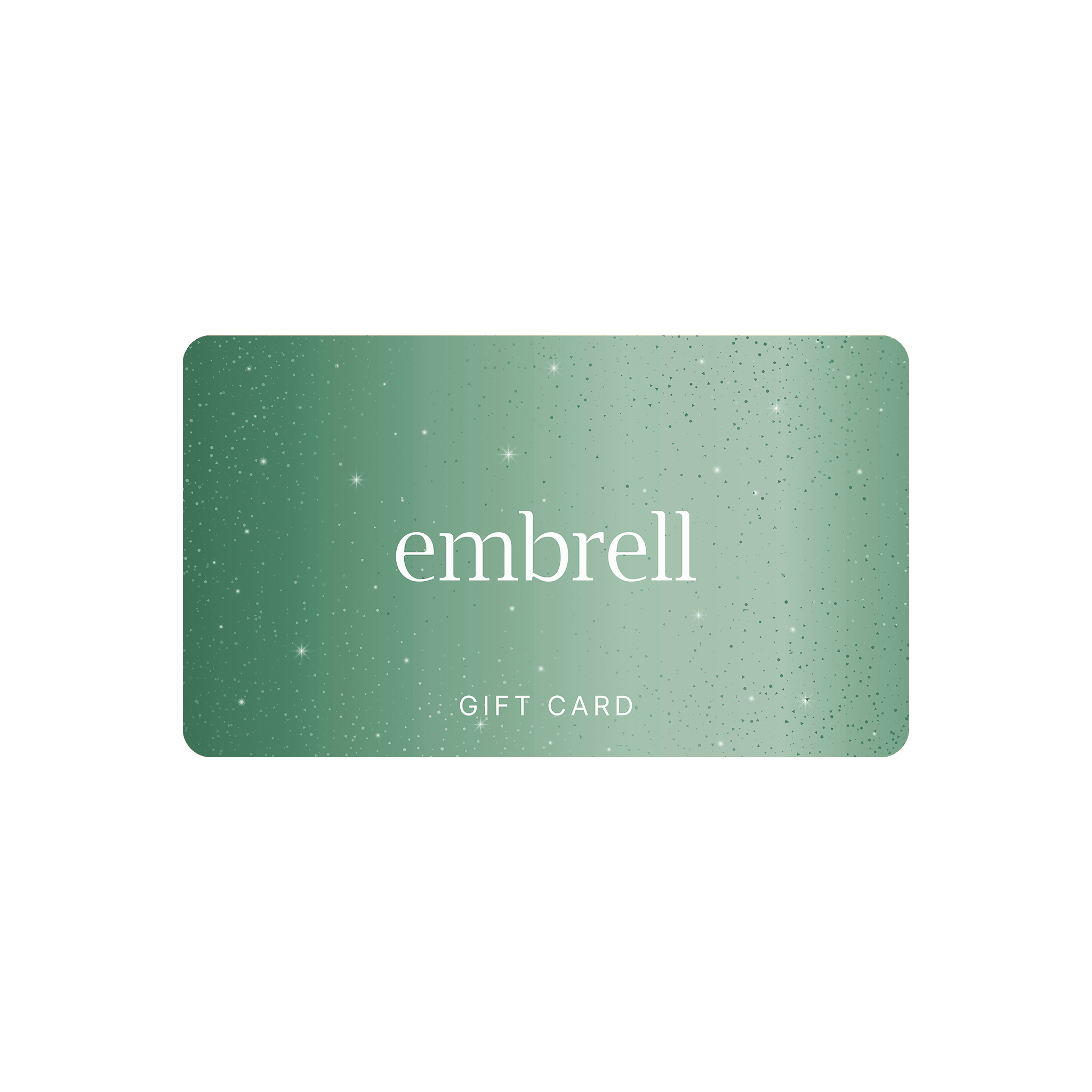 Embrell Gift Card in green colour 